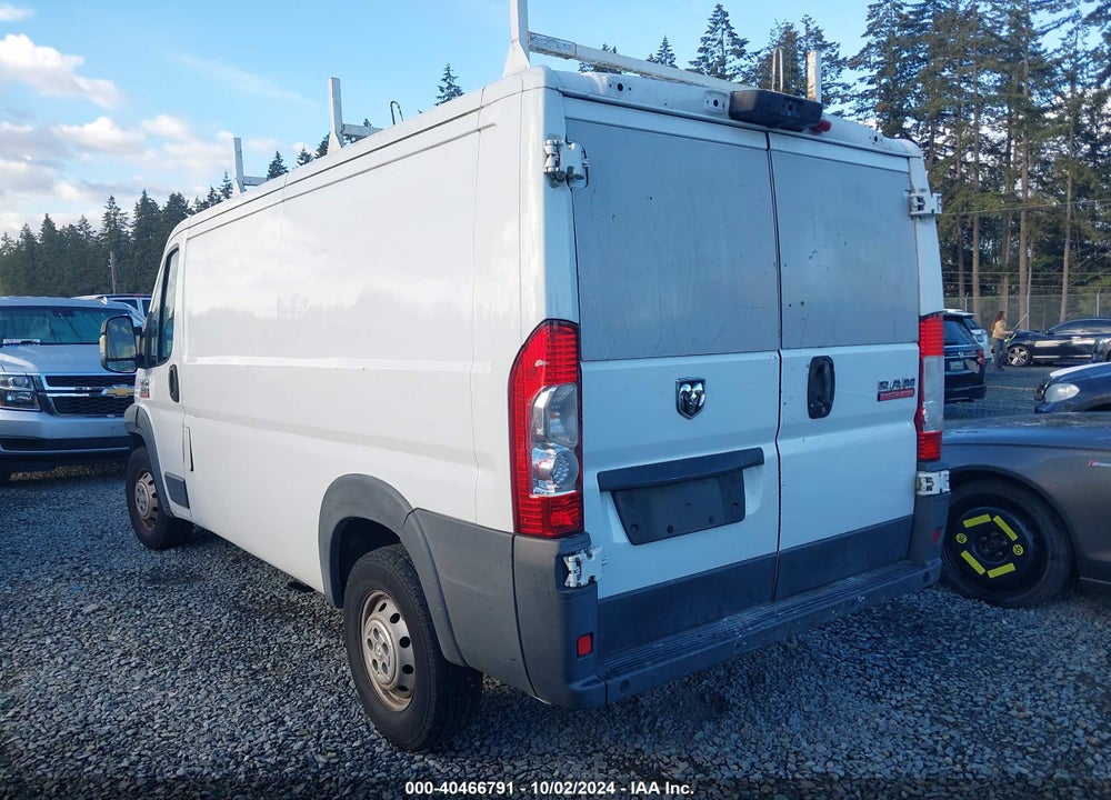 2014 RAM PROMASTER 1500 LOW ROOF VIN: 3C6TRVAG5EE112925