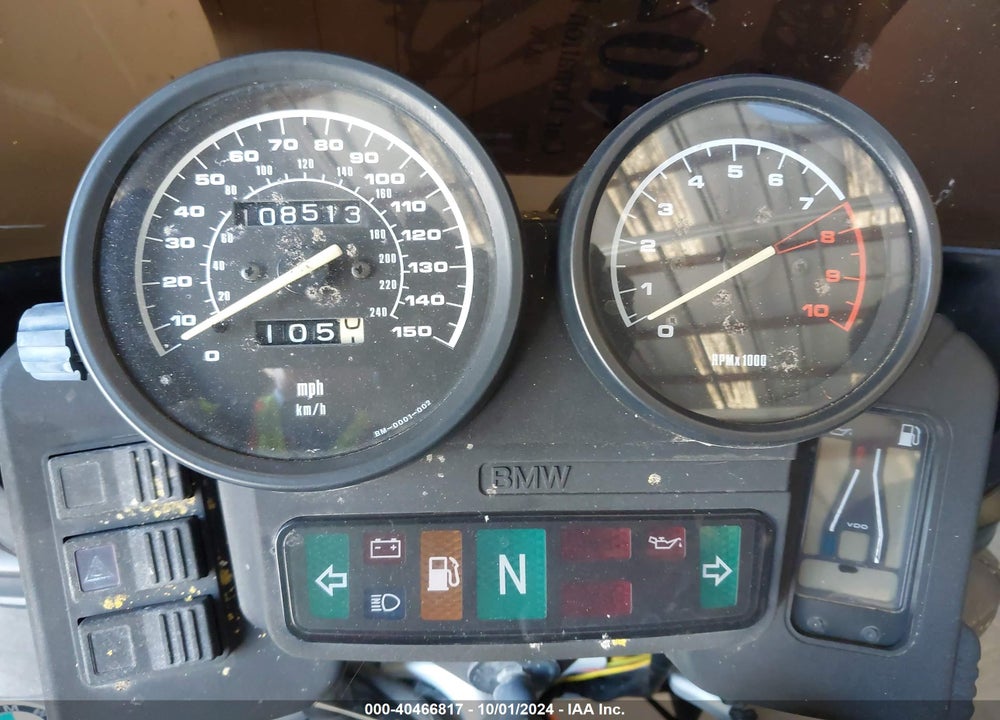 1995 BMW R1100 GS VIN: WB1040907S0380283