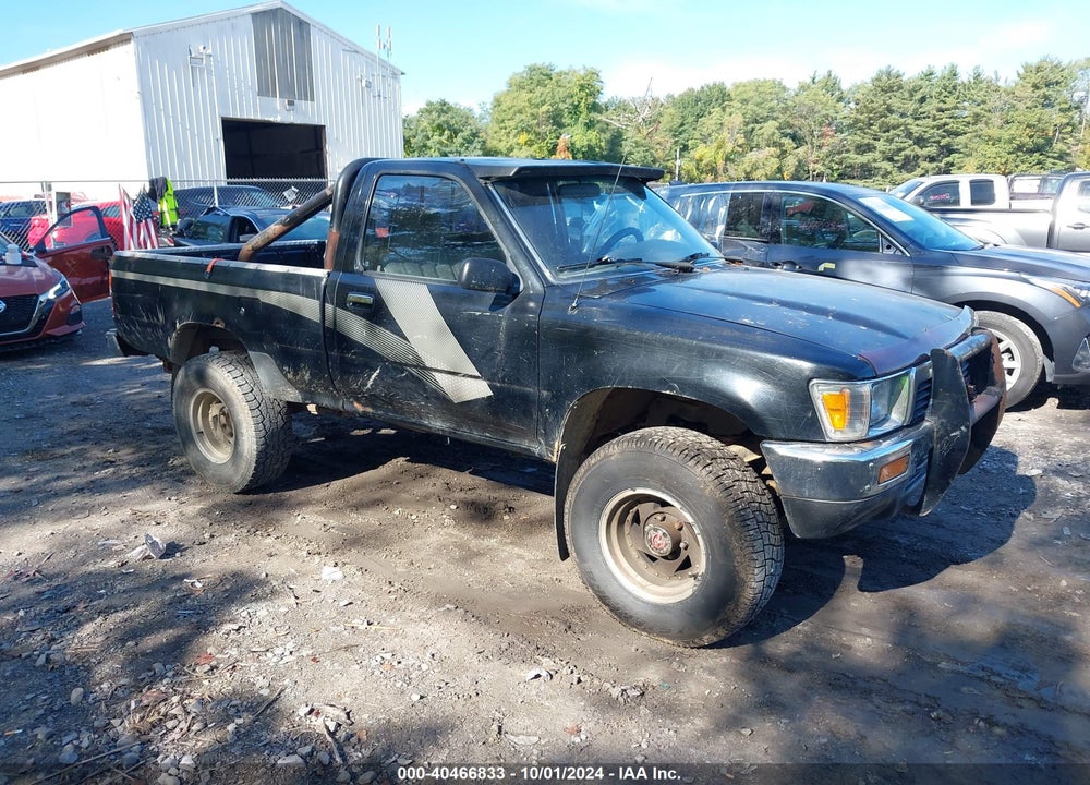 1989 TOYOTA PICKUP 1/2 TON SHT WHEELBASE DLX VIN: JT4RN01P8K7014100