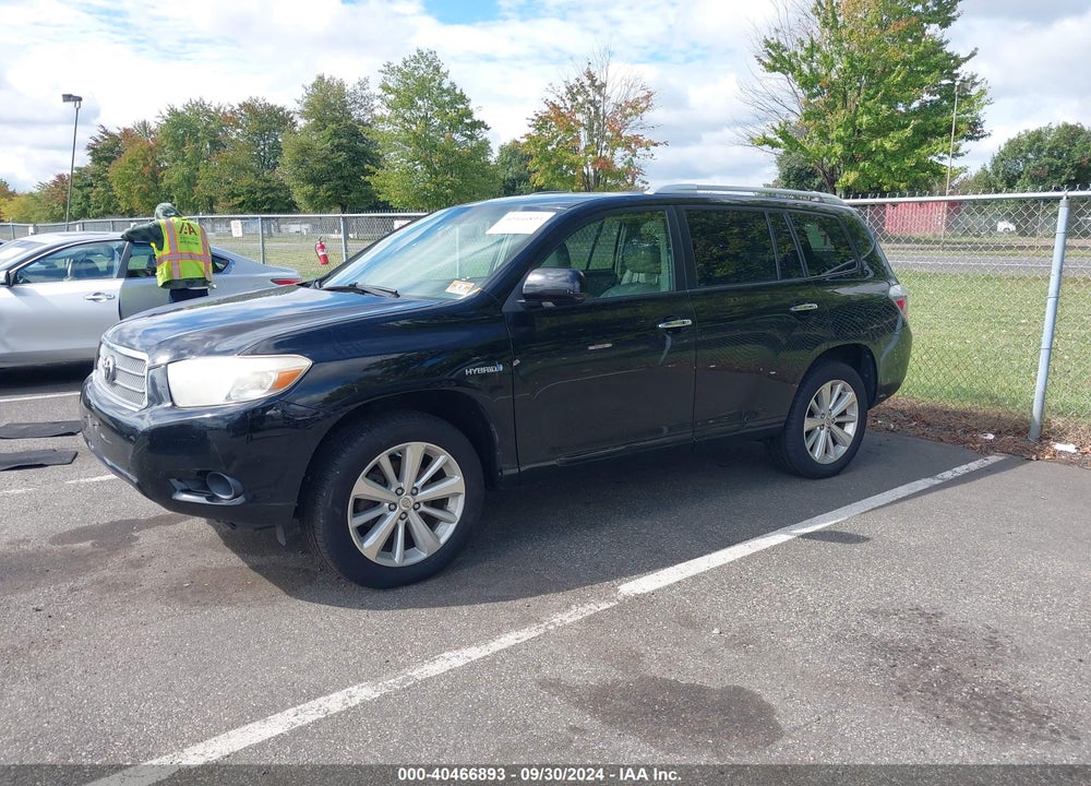 2009 TOYOTA HIGHLANDER HYBRID VIN: JTEEW41A792035327