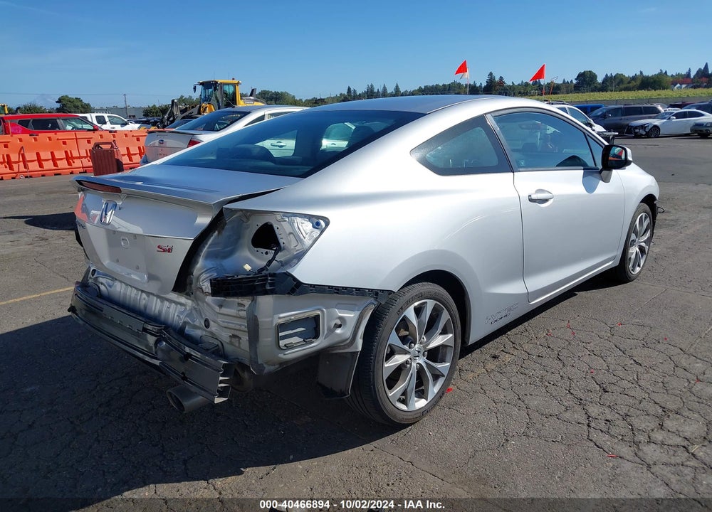 2012 HONDA CIVIC SI VIN: 2HGFG4A56CH705829