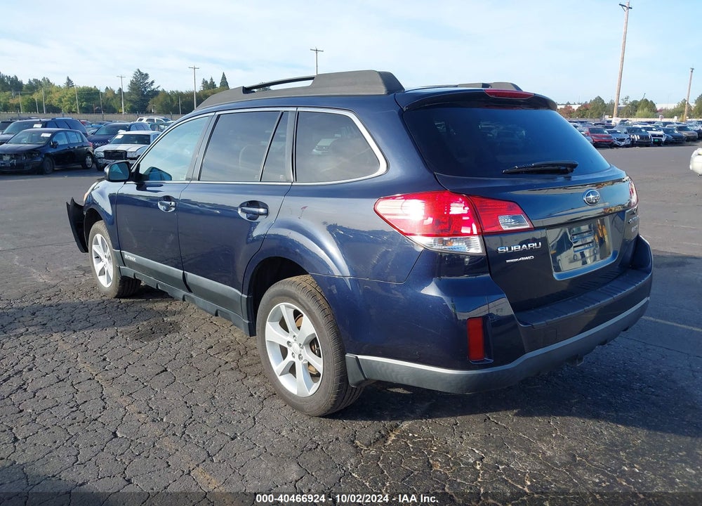 2013 SUBARU OUTBACK 2.5I PREMIUM VIN: 4S4BRBCC1D3222238