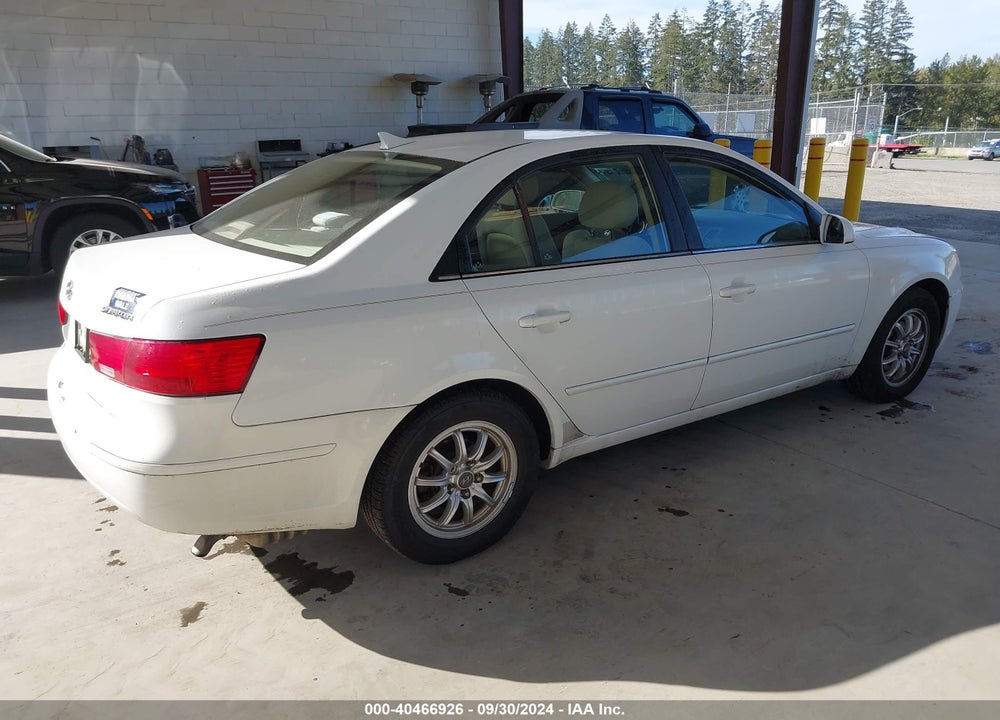2009 HYUNDAI SONATA GLS VIN: 5NPET46C69H418424