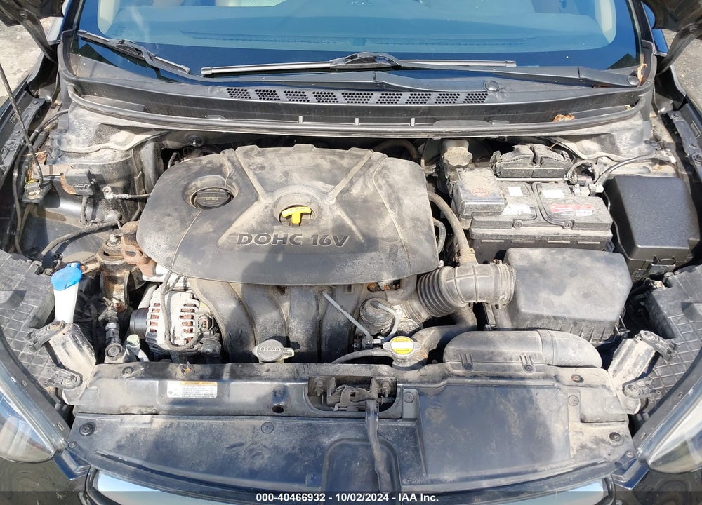 2012 HYUNDAI ELANTRA GLS VIN: 5NPDH4AE9CH144004