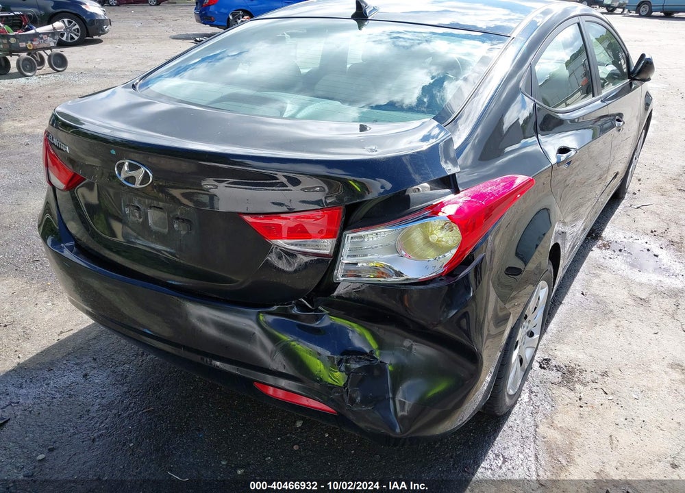 2012 HYUNDAI ELANTRA GLS VIN: 5NPDH4AE9CH144004