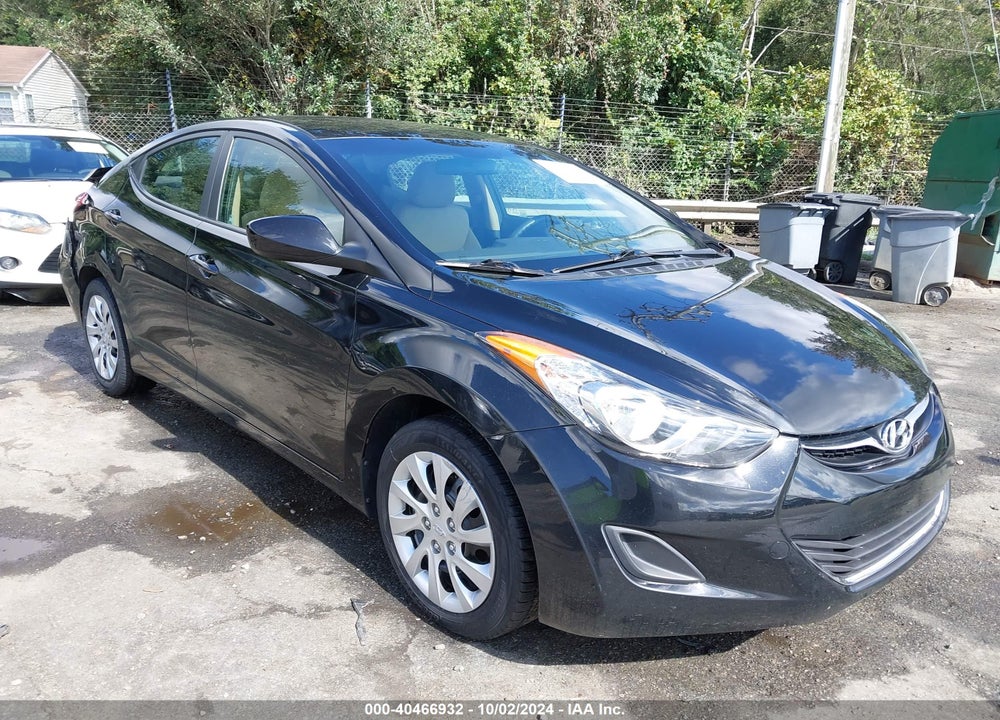 2012 HYUNDAI ELANTRA GLS VIN: 5NPDH4AE9CH144004