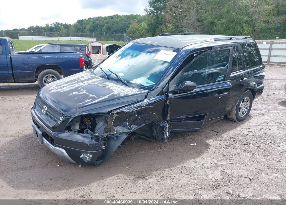 2004 HONDA PILOT EX VIN: 5FNYF18494B008538