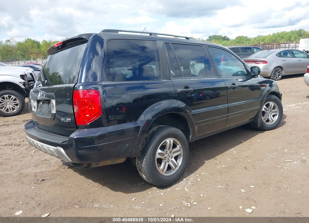 2004 HONDA PILOT EX VIN: 5FNYF18494B008538