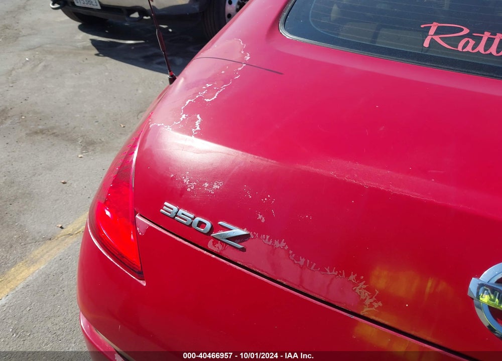 2005 NISSAN 350Z TOURING VIN: JN1AZ34DX5M600004