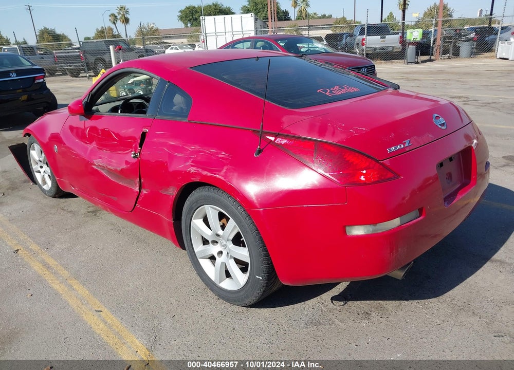 2005 NISSAN 350Z TOURING VIN: JN1AZ34DX5M600004