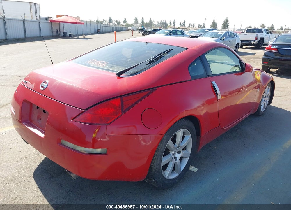 2005 NISSAN 350Z TOURING VIN: JN1AZ34DX5M600004