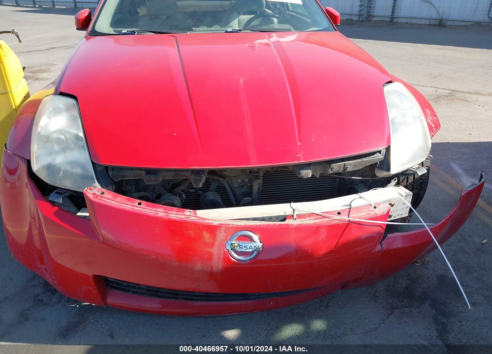 2005 NISSAN 350Z TOURING VIN: JN1AZ34DX5M600004