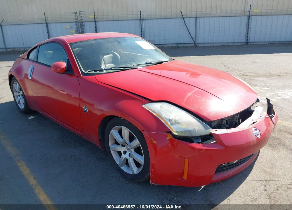 2005 NISSAN 350Z TOURING VIN: JN1AZ34DX5M600004