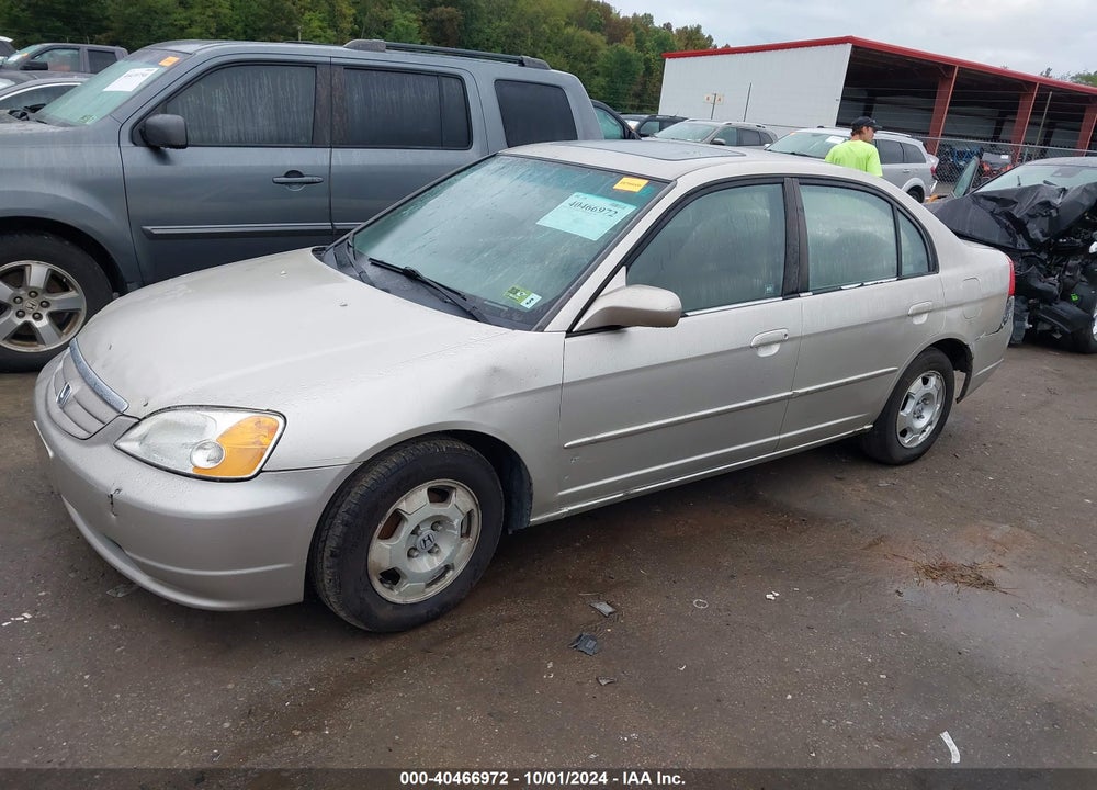 2002 HONDA CIVIC EX VIN: 2HGES26762H524513