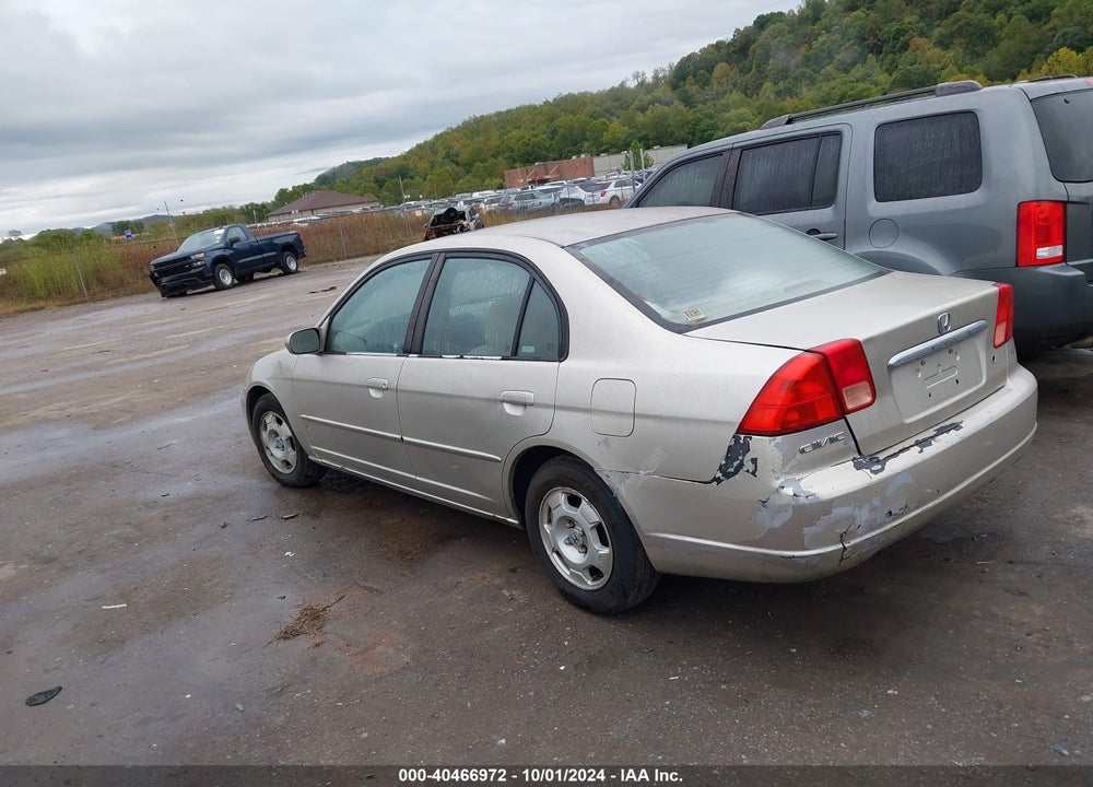 2002 HONDA CIVIC EX VIN: 2HGES26762H524513