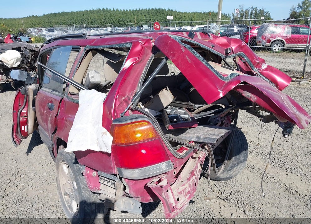 1999 SUBARU FORESTER S VIN: JF1SF6553XH743462