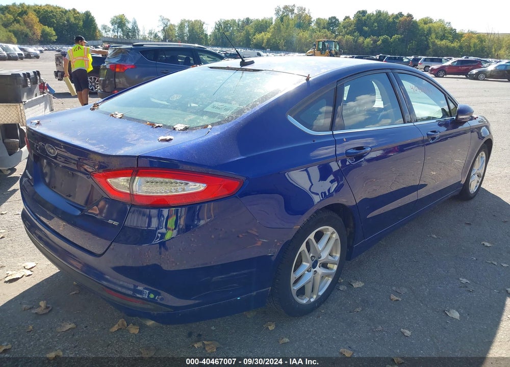 2015 FORD FUSION SE VIN: 3FA6P0H78FR126127