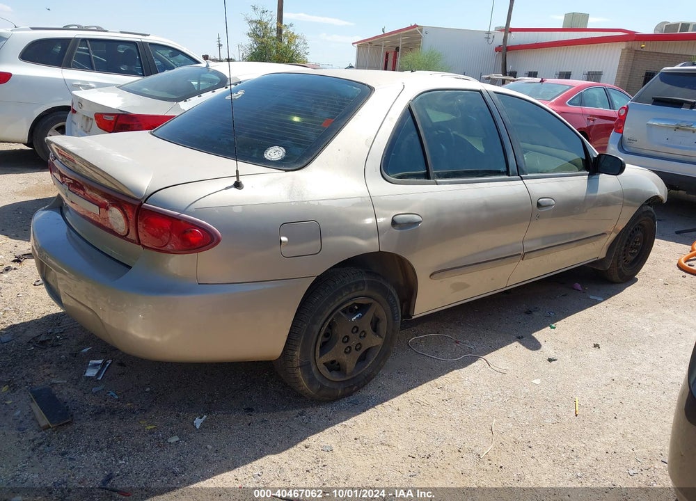 2003 CHEVROLET CAVALIER VIN: 1G1JC52F537211399