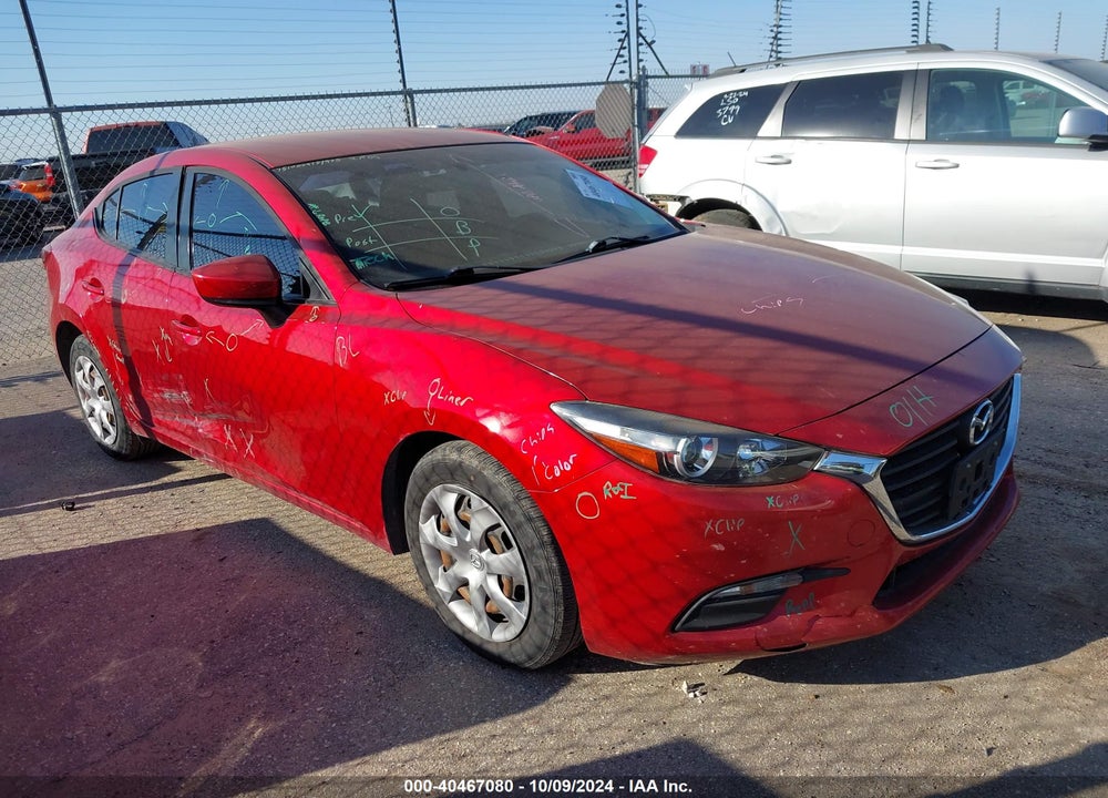 2017 MAZDA 3 SPORT VIN: JM1BN1U78H1100439