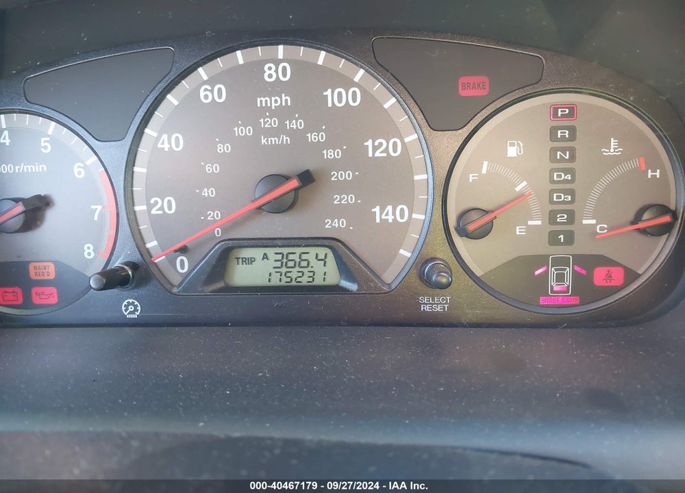 2002 HONDA ACCORD 2.3 EX VIN: 1HGCG32722A029003