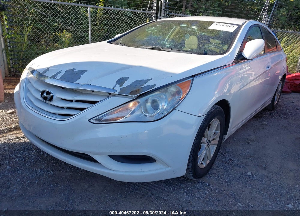2013 HYUNDAI SONATA GLS VIN: 5NPEB4AC0DH727633