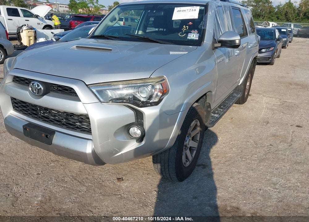 2014 TOYOTA 4RUNNER TRAIL VIN: JTEBU5JR4E5165580