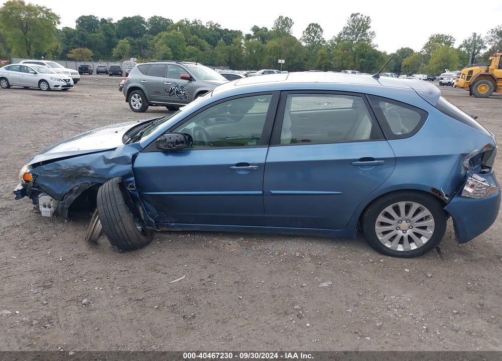 2009 SUBARU IMPREZA VIN: JF1GH60649H812324