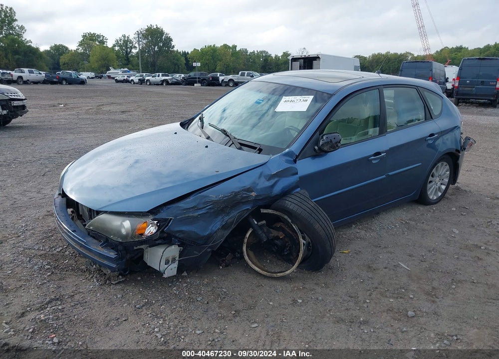 2009 SUBARU IMPREZA VIN: JF1GH60649H812324