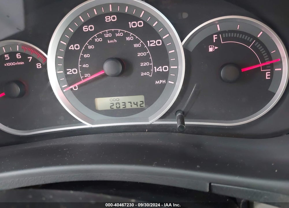 2009 SUBARU IMPREZA VIN: JF1GH60649H812324