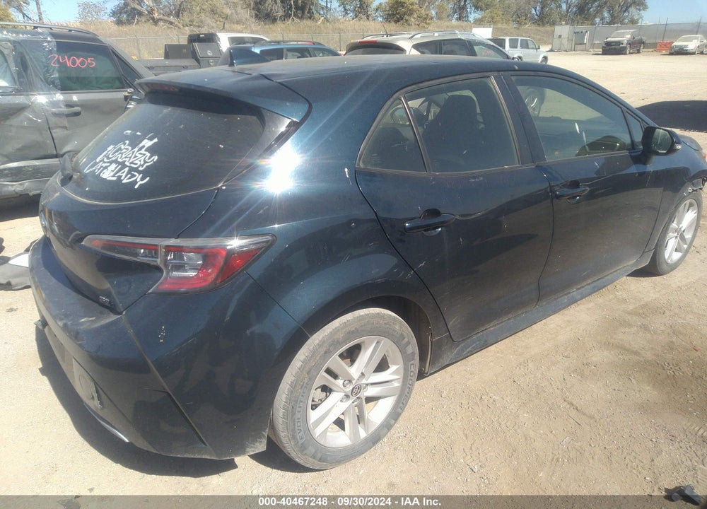 2019 TOYOTA COROLLA SE VIN: JTNK4RBE4K3034062