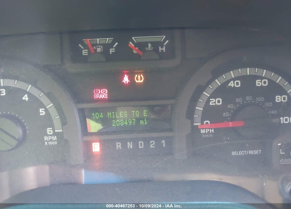 2009 FORD E-350 SUPER DUTY XL/XLT VIN: 1FBNE31L79DA66587