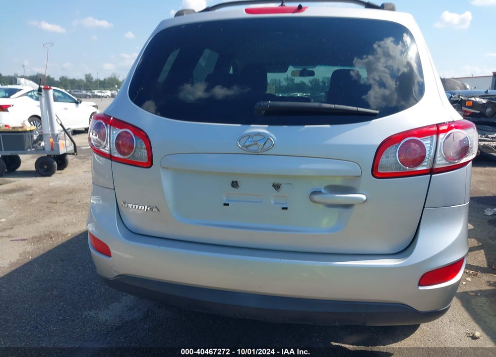 2012 HYUNDAI SANTA FE GLS VIN: 5XYZG3AB6CG108240