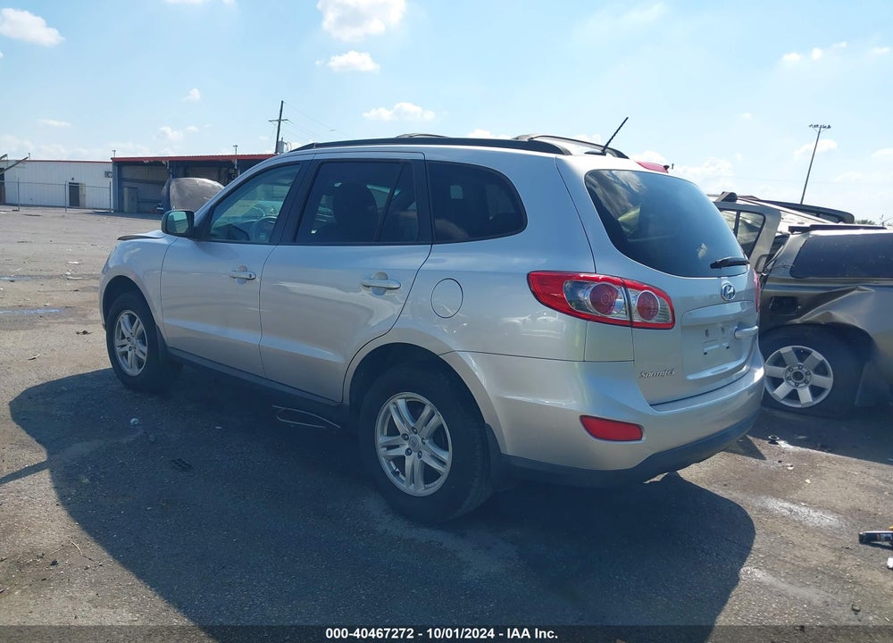 2012 HYUNDAI SANTA FE GLS VIN: 5XYZG3AB6CG108240