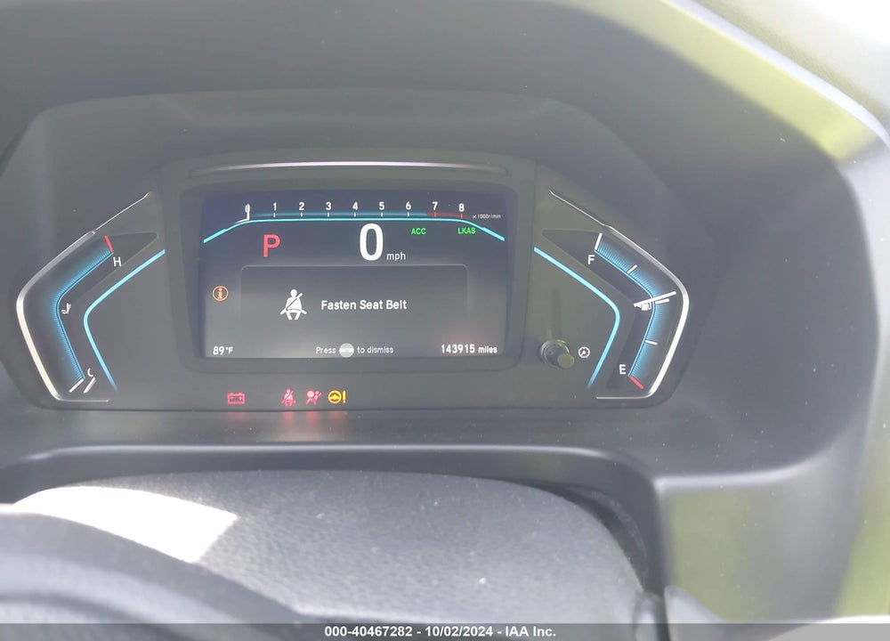 2019 HONDA ODYSSEY ELITE VIN: 5FNRL6H9XKB104889
