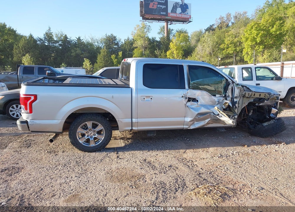 2017 FORD F-150 XLT VIN: 1FTEW1CF9HKC59581