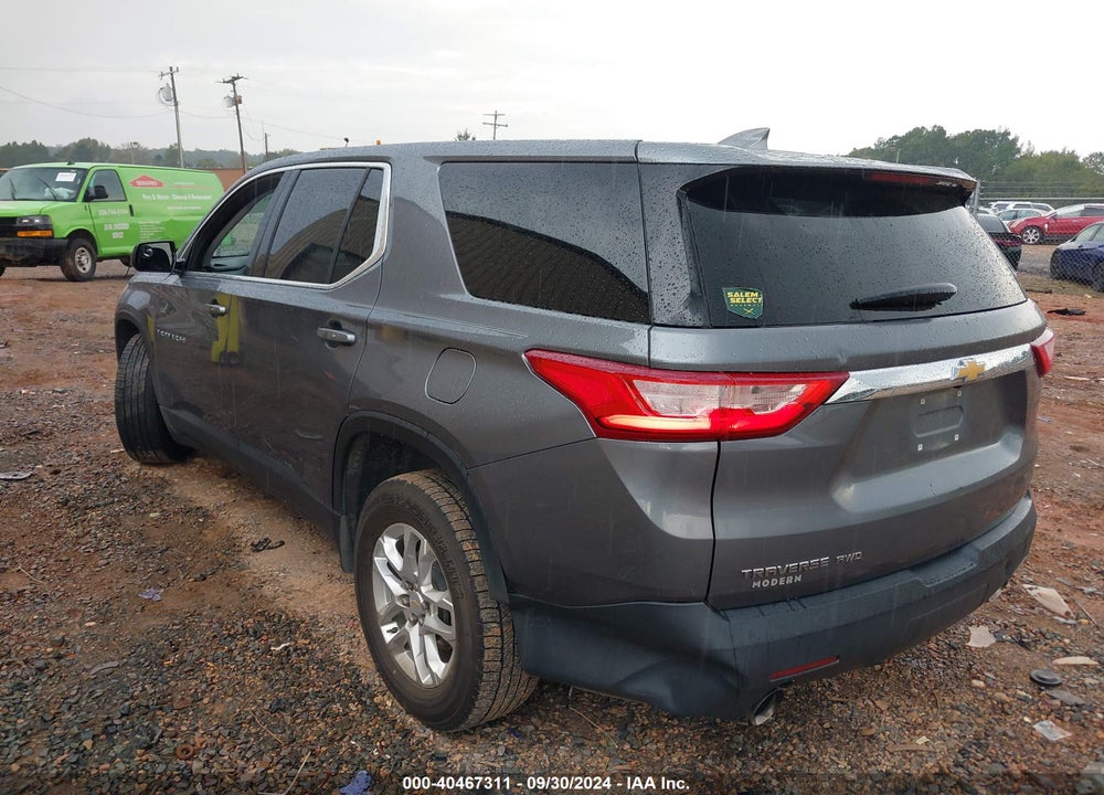 2019 CHEVROLET TRAVERSE LS VIN: 1GNEVFKW2KJ163247