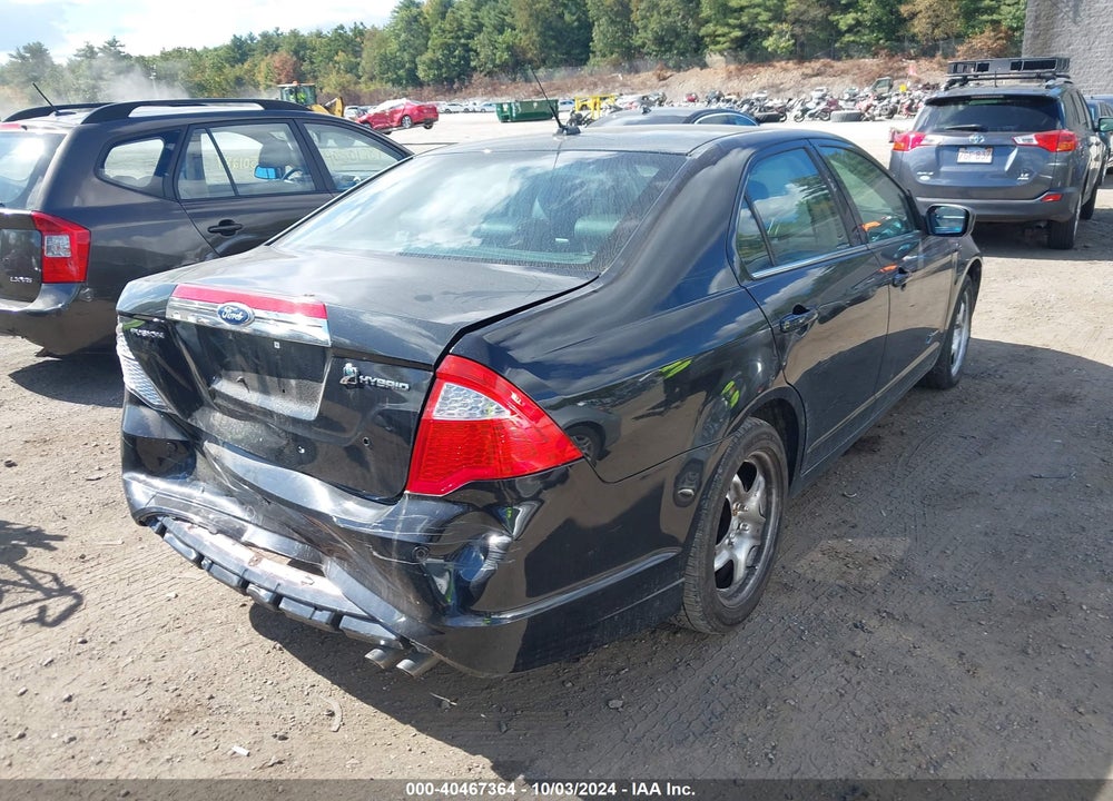2010 FORD FUSION HYBRID VIN: 3FADP0L39AR341598