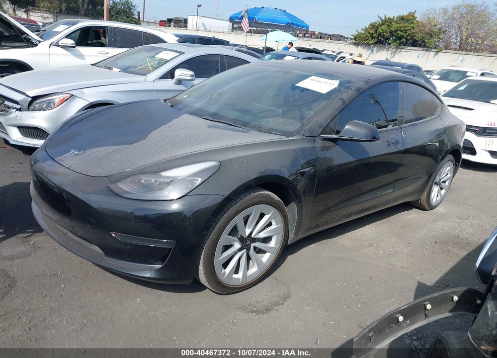 2022 TESLA MODEL 3 VIN: 5YJ3E1EA3NF302770