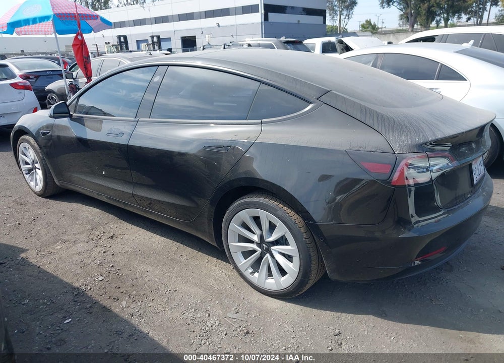 2022 TESLA MODEL 3 VIN: 5YJ3E1EA3NF302770