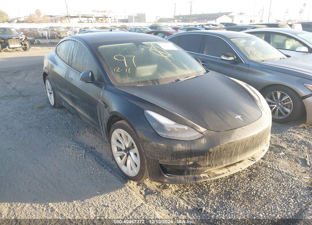 2022 TESLA MODEL 3 VIN: 5YJ3E1EA3NF302770
