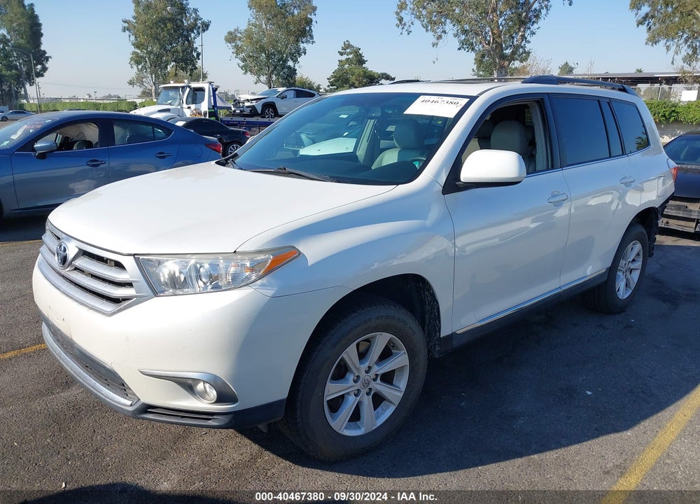 2012 TOYOTA HIGHLANDER SE V6 VIN: 5TDZK3EHXCS063741