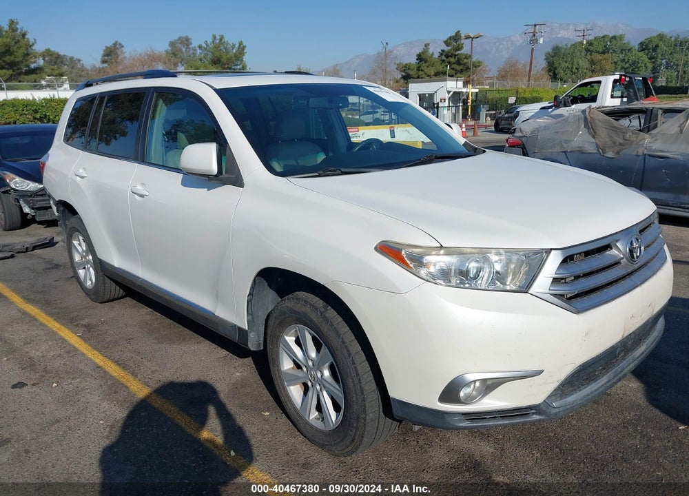 2012 TOYOTA HIGHLANDER SE V6 VIN: 5TDZK3EHXCS063741