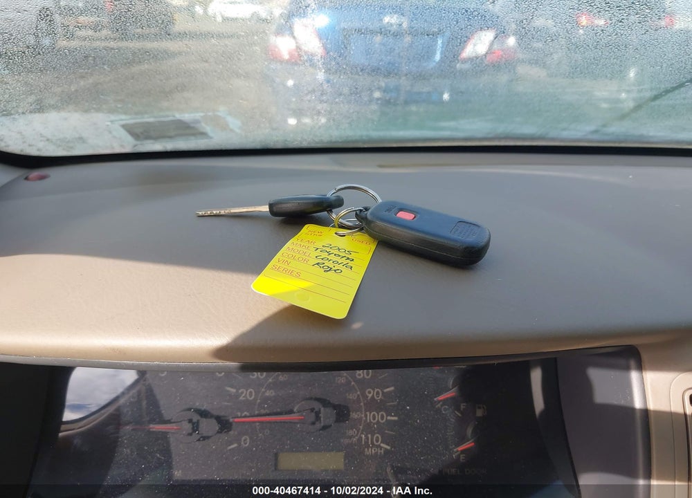 2005 TOYOTA COROLLA LE VIN: 2T1BR32E65C418181