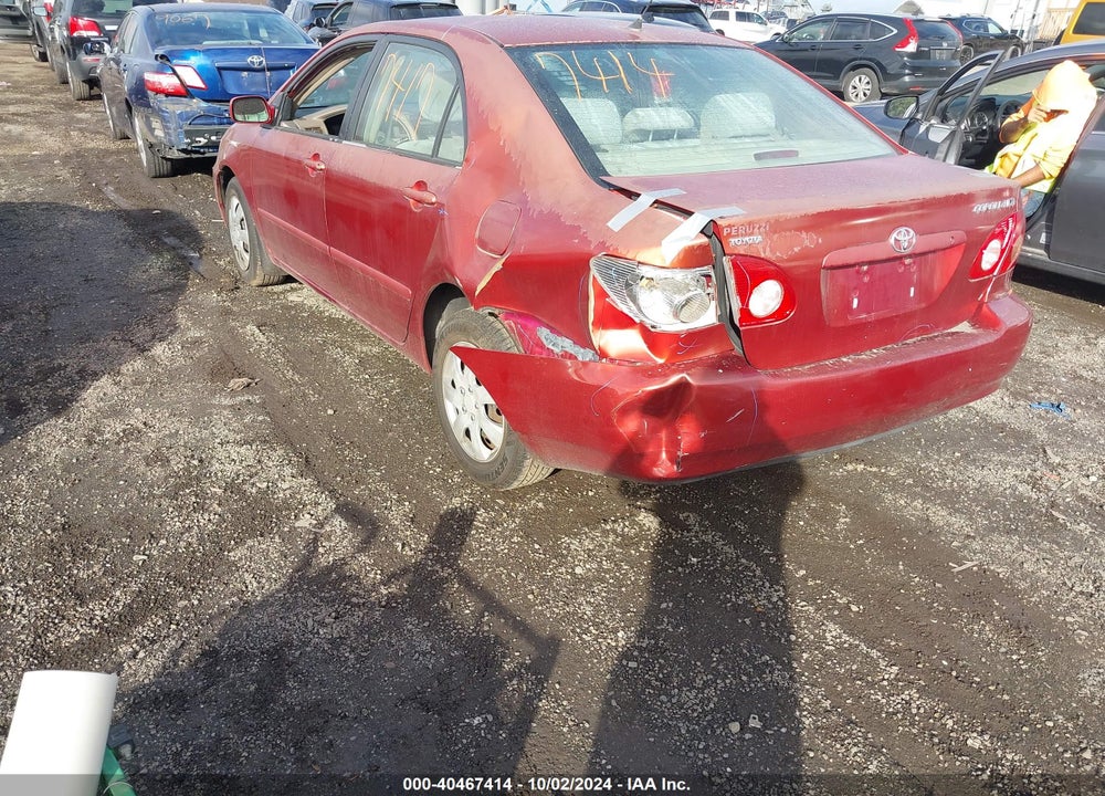 2005 TOYOTA COROLLA LE VIN: 2T1BR32E65C418181