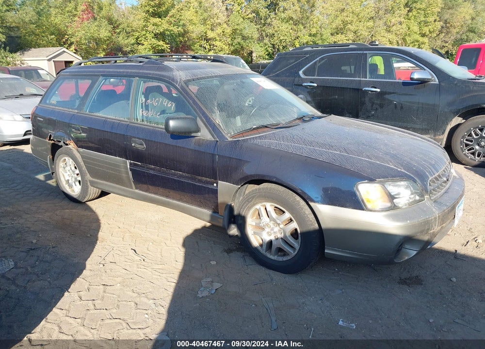 2003 SUBARU OUTBACK VIN: 4S3BH675037622468