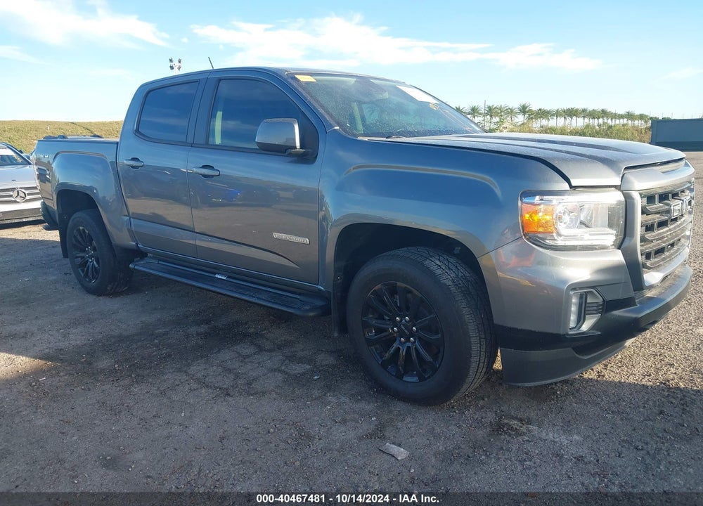 2022 GMC CANYON 4WD SHORT BOX ELEVATION VIN: 1GTG6CEN4N1103510
