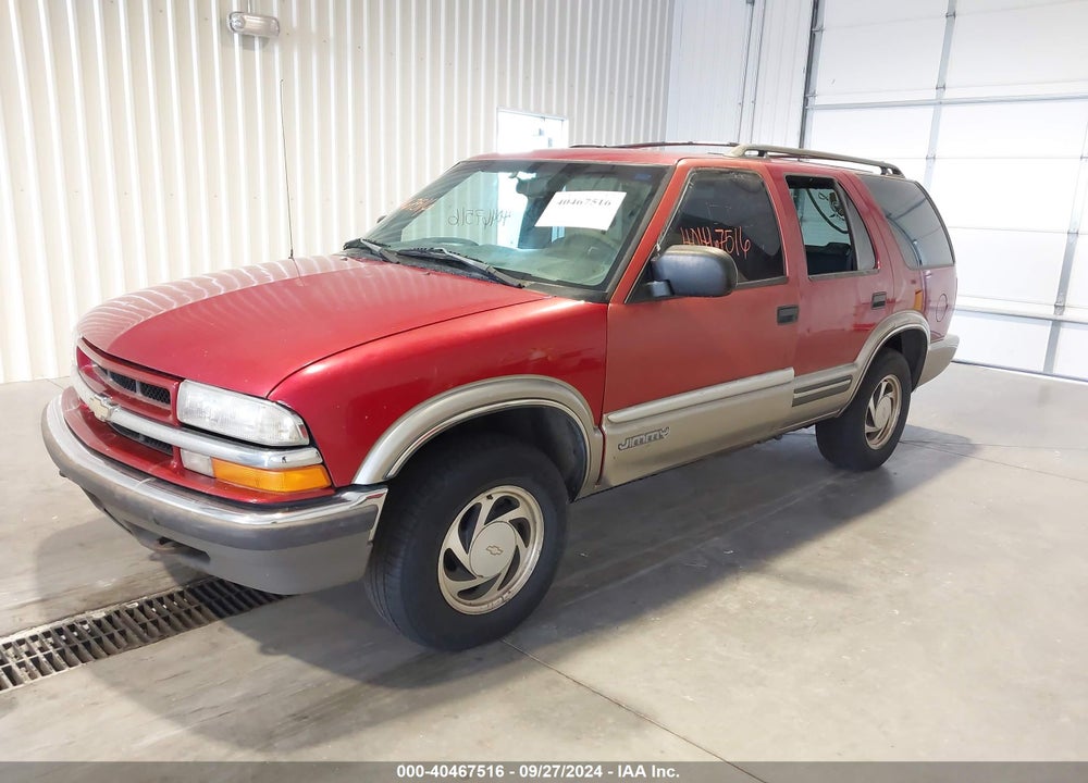 2000 CHEVROLET BLAZER LT VIN: 1GNDT13W6Y2285227