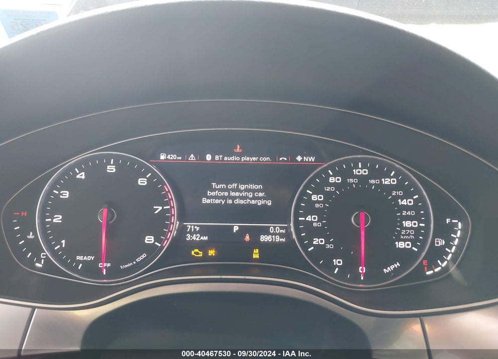 2016 AUDI A6 3.0T PREMIUM PLUS VIN: WAUFGAFC1GN069240