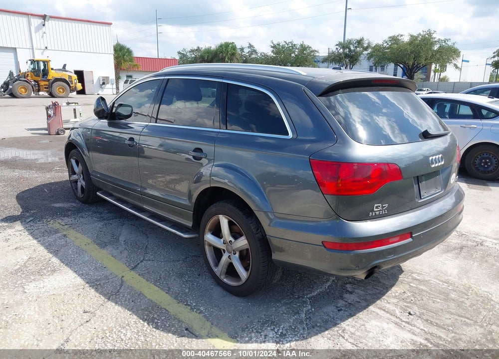 2009 AUDI Q7 3.6 PREMIUM VIN: WA1EY74L79D026011