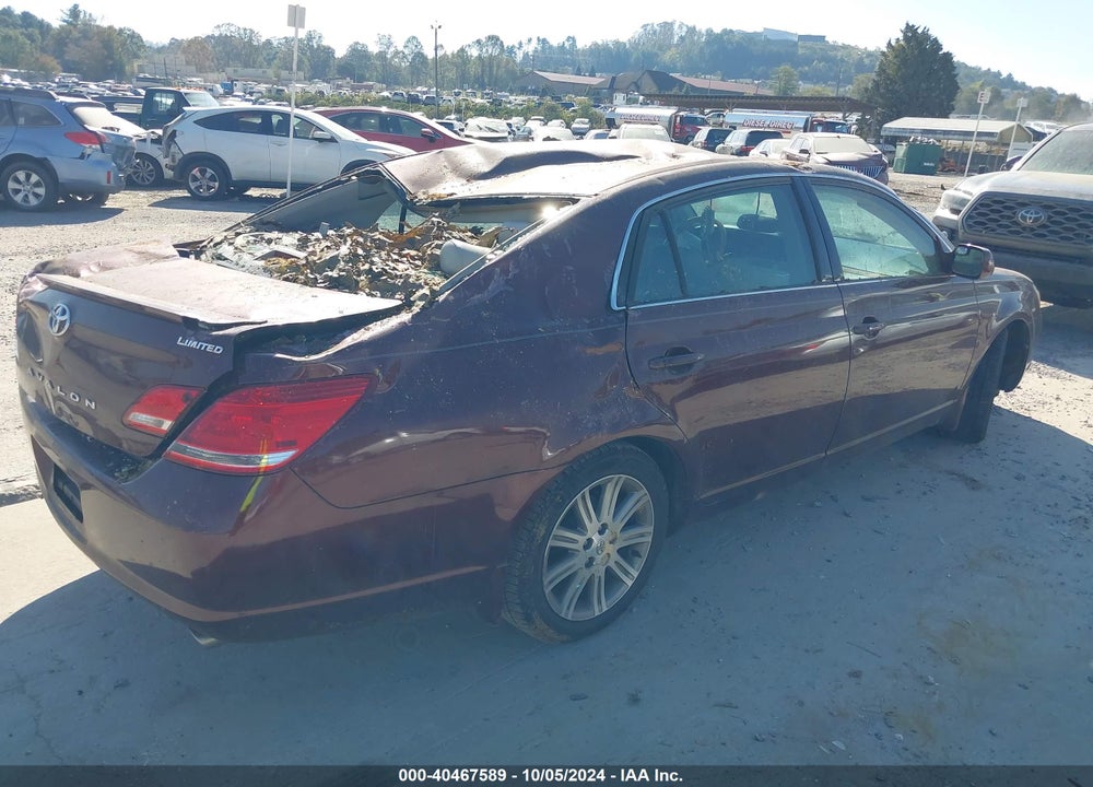 2005 TOYOTA AVALON LIMITED VIN: 4T1BK36B05U036070